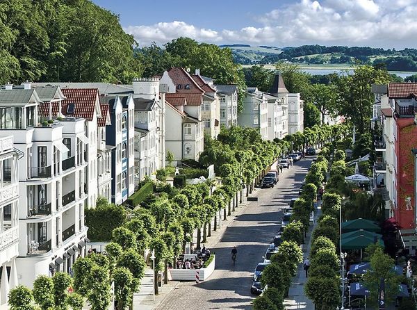 Blick durch die Wilhelmstrasse zum Selliner See